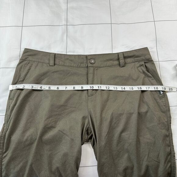 The North Face Pants Womens 10 Regular Green Brown Nylon Hiking Stretch Hiking - Picture 8 of 11
